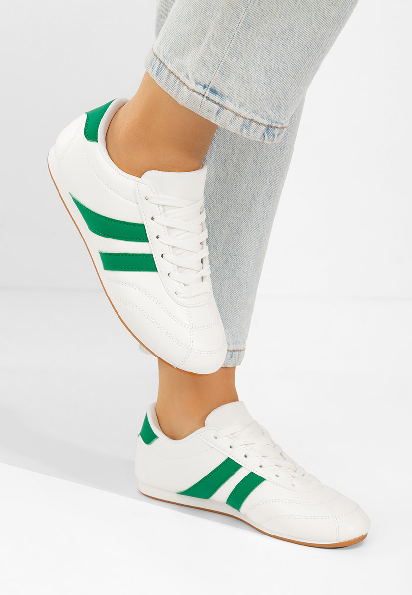 Baskets pour femme blancs Katlyna V4
