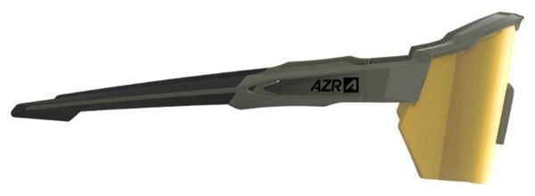 Lunettes AZR Race RX Kaki Mat/Noir / Écran Hydrophobe Jaune