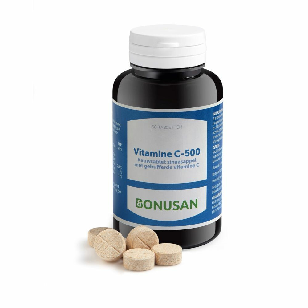 Bonusan Vitamine C 500 mg 60 kauwtabletten
