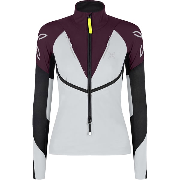Combinaison ski de randonnée MONTURA SLICK 2 MAGLIA W QUIET GREY/VINACCIA