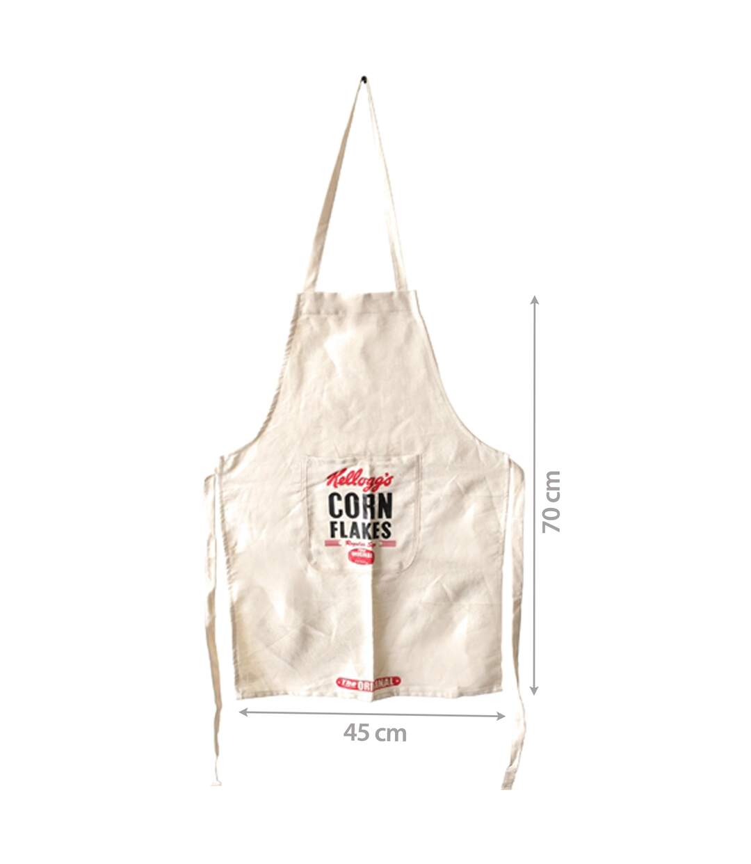 Tablier de cuisine coton CORN FLAKES beige