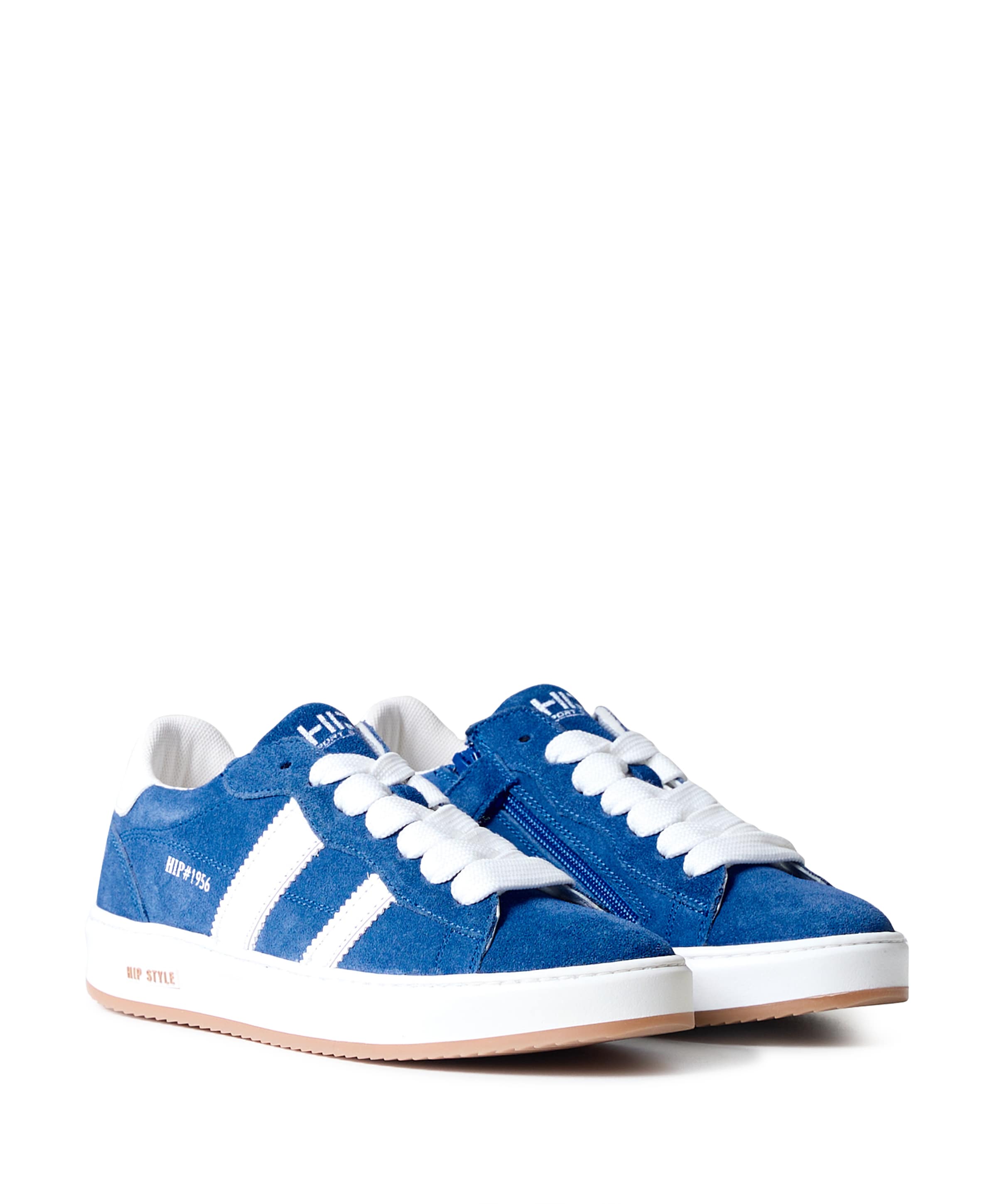 Hip jongens veterschoenen blauw