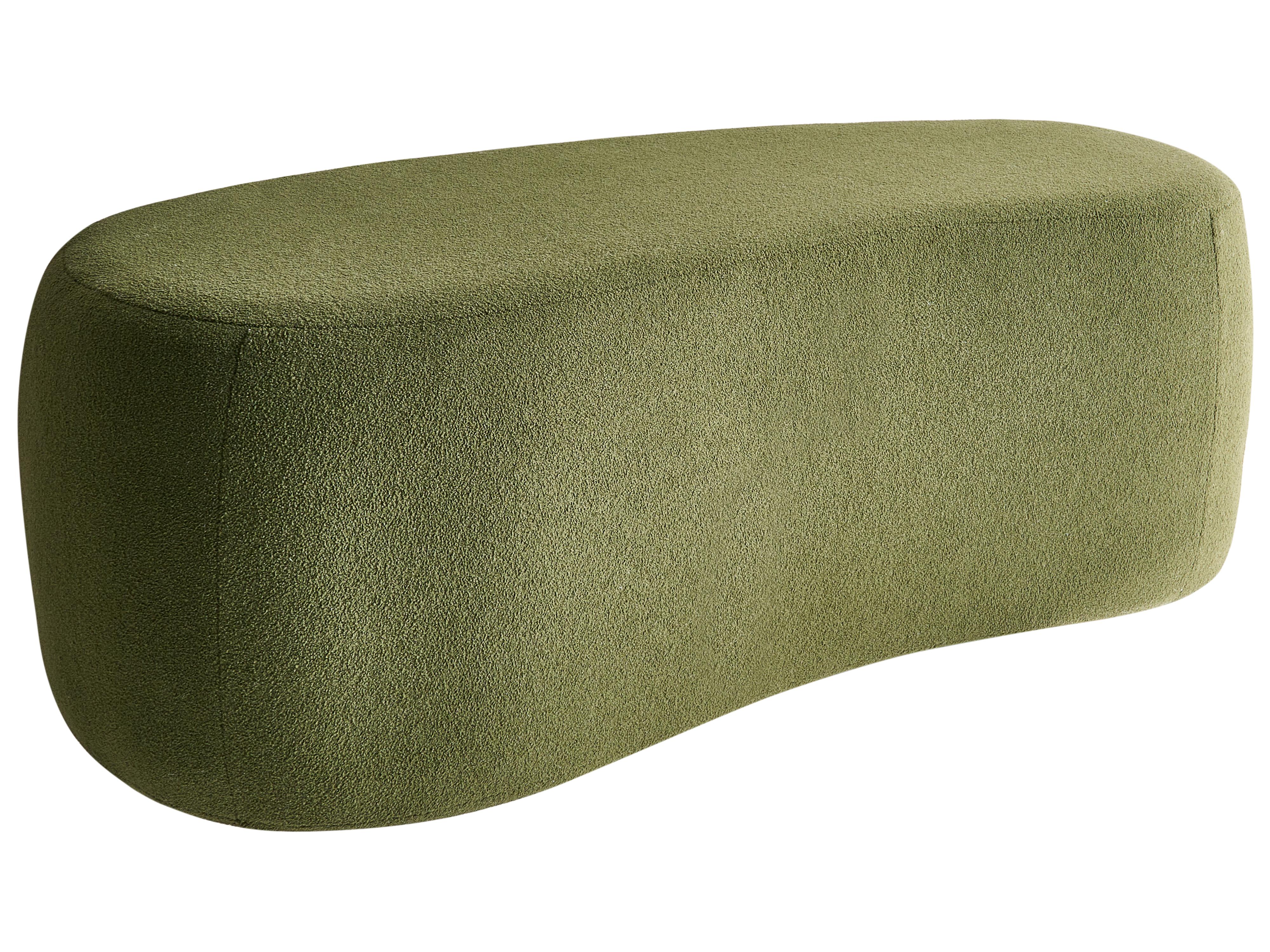 Poef BAYARD Bouclé Groen