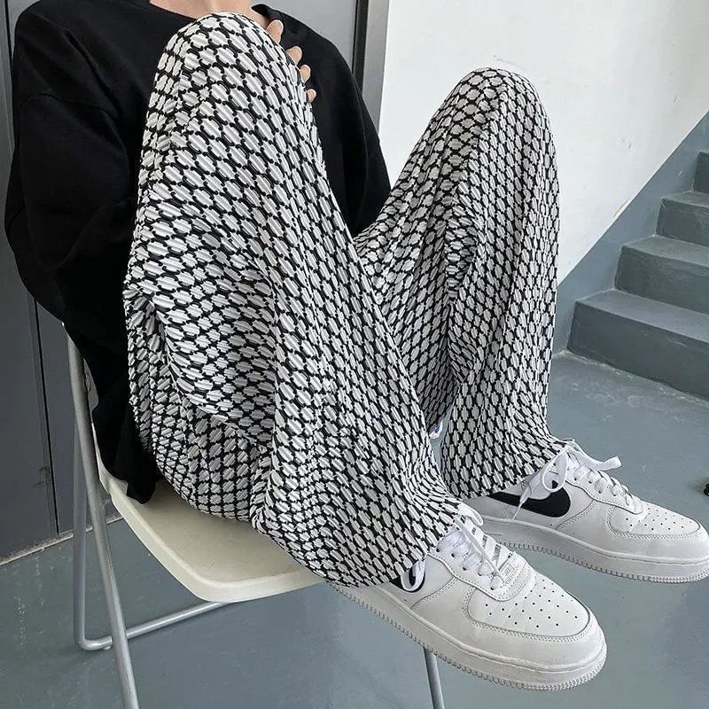Nikoflin - Broek met hoge taille en wijde pijpen