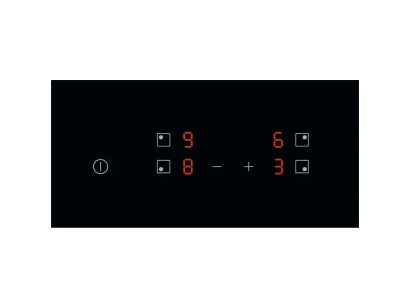 [OUTLET] - Zanussi ZHRN641X, Sort, Indbygget, 60 cm, Keramisk, Keramisk, 4 zone(s)