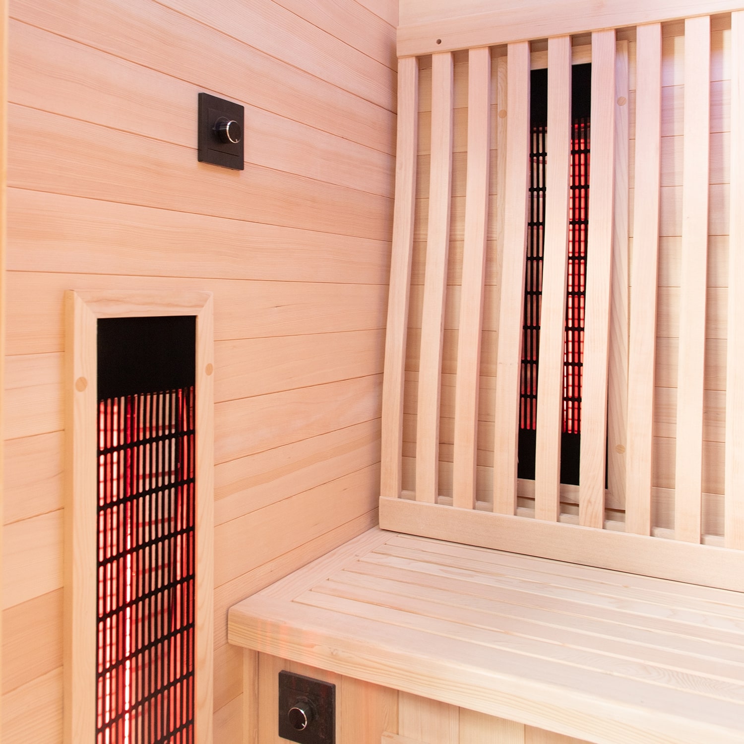 Dewello Infrarotkabine Infrarotsauna MELVILLE 130cm x 105cm