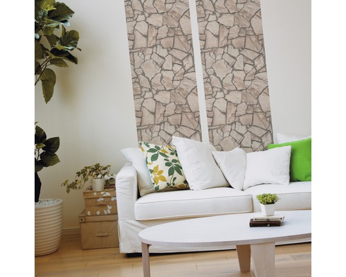 Pop-up paneel zelfklevend 95575-1 3D wand beige