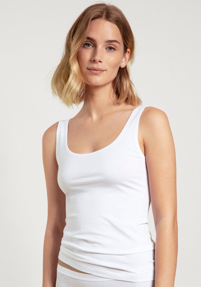CALIDA Tanktop »Natural Benefit«, Rundhals-Ausschnitt, Single Jersey Qualität, elastisch, weich
