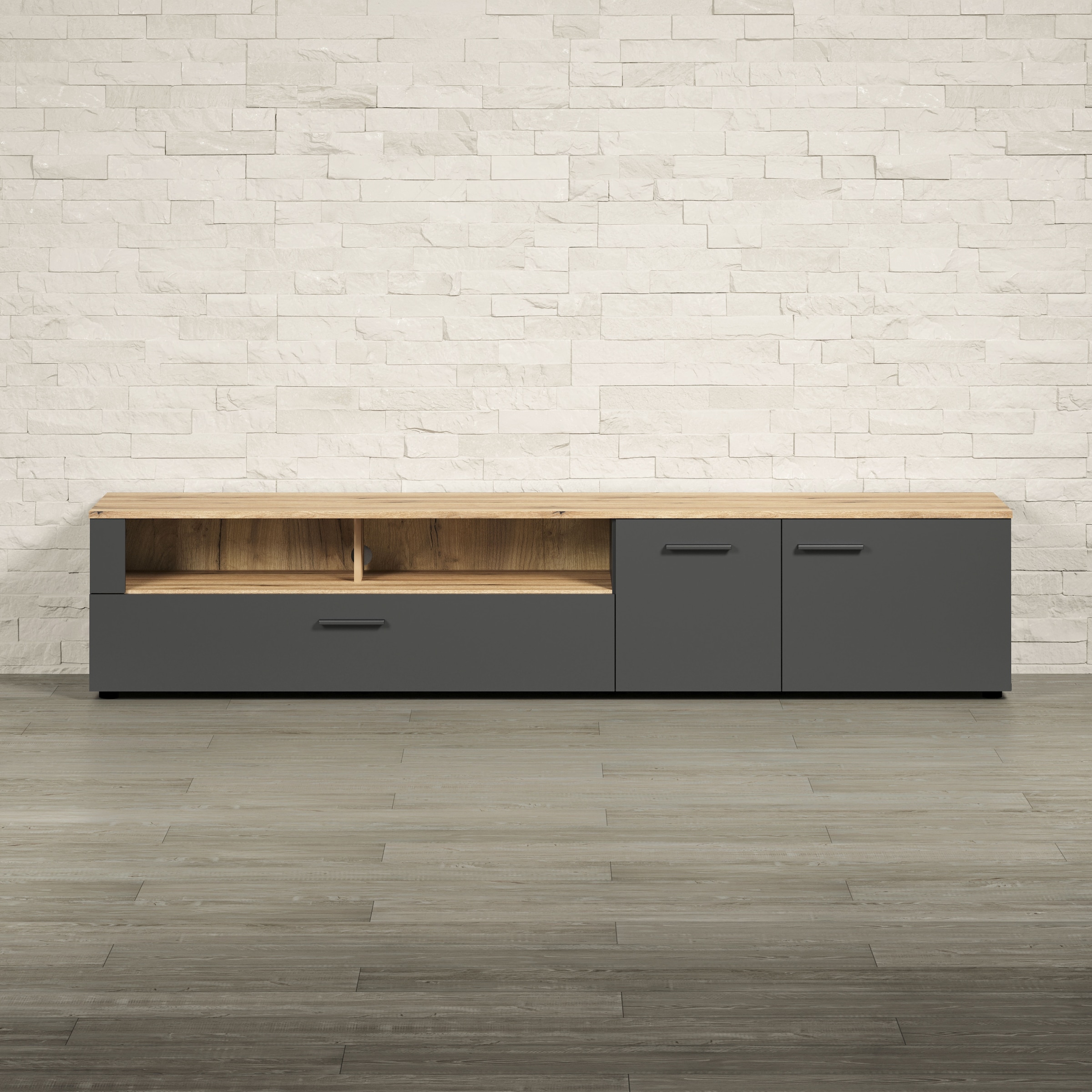 INOSIGN Lowboard »Estepona TV-Kommode« 1 Stk. tlg. TV-Board, Breite 210 cm, Elegant und modern