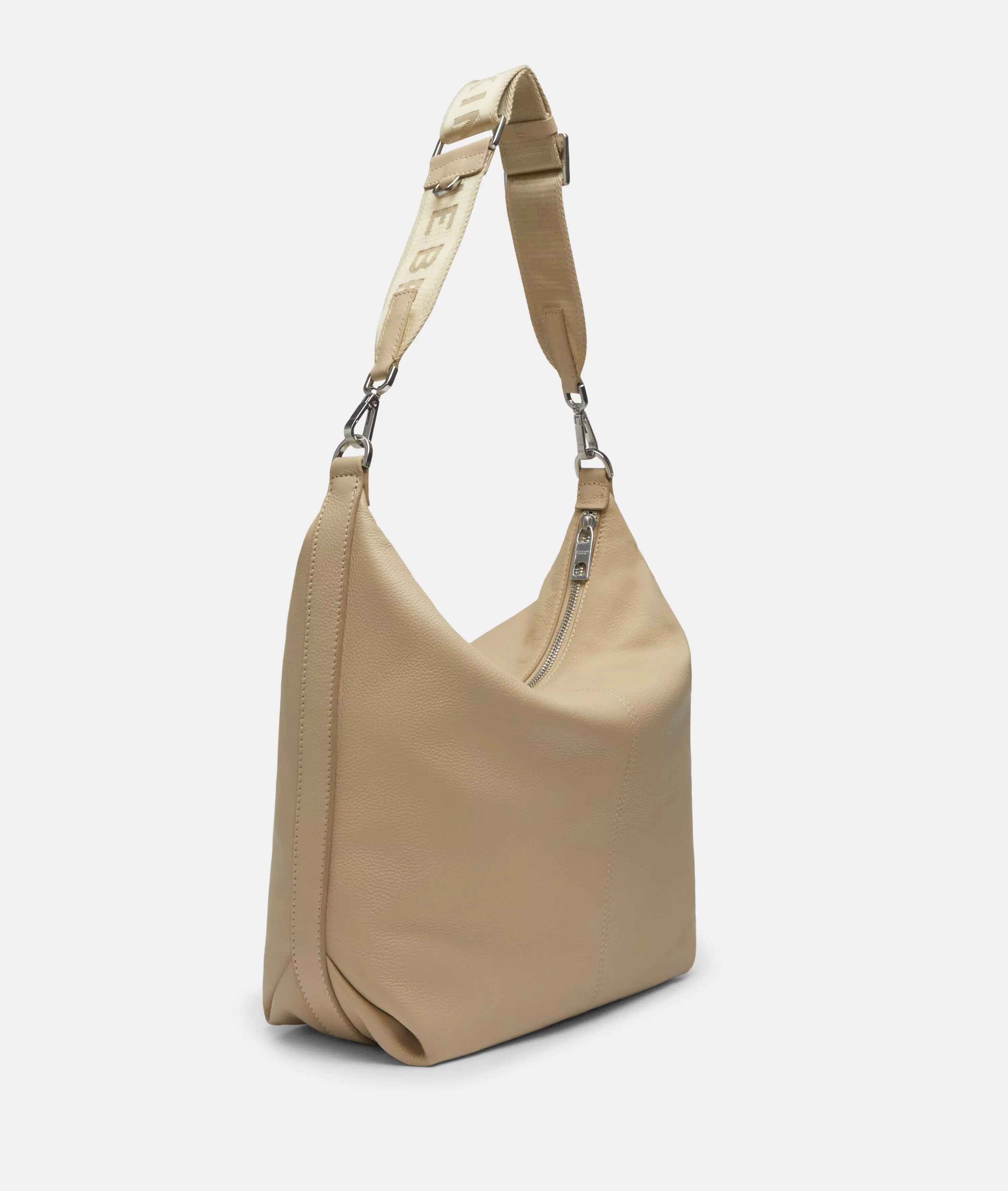 Paris Hobo M Spacious cowhide leather shoulder bag