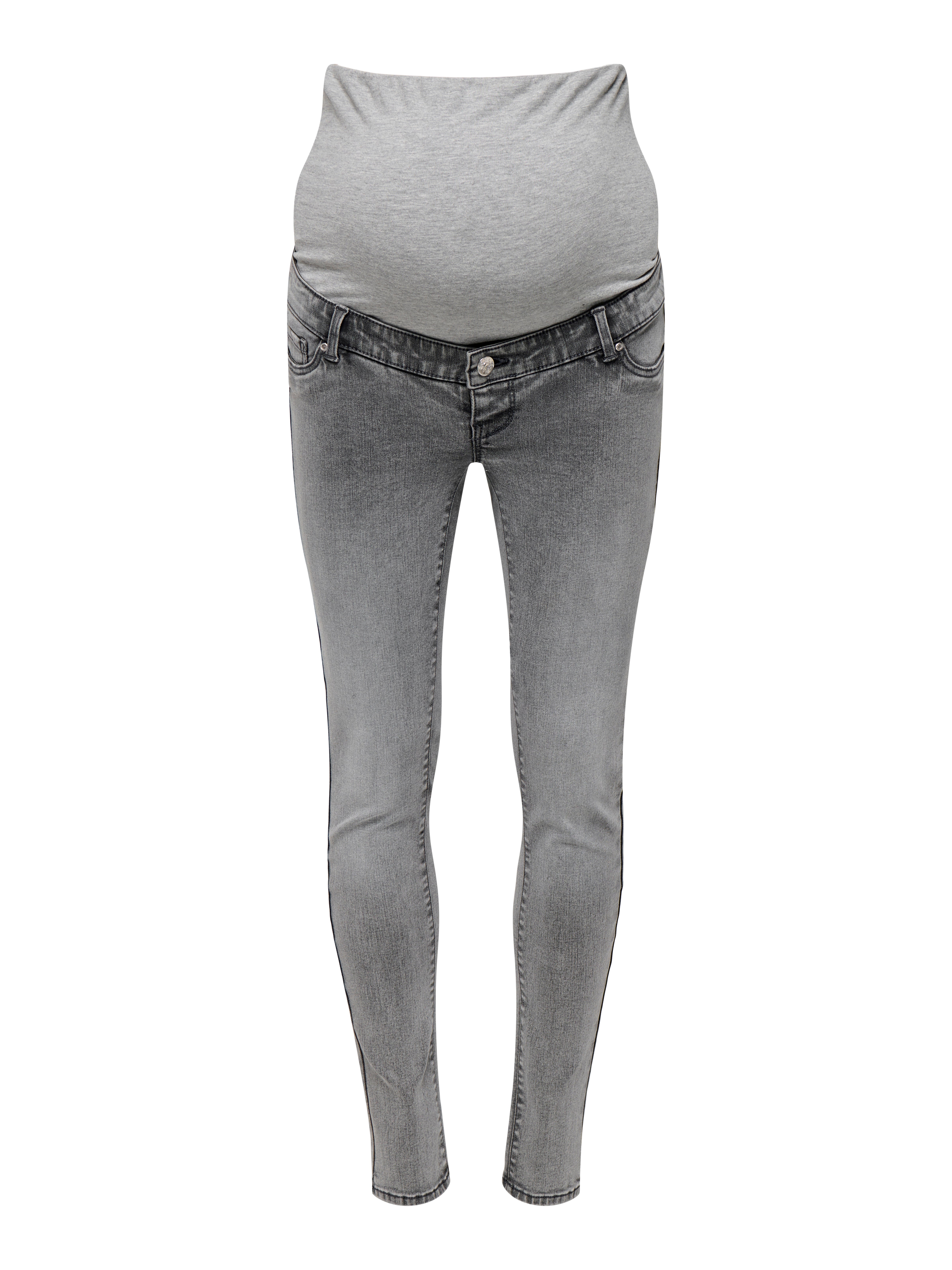 OLMROSE Hohe Taille Skinny Fit Jeans Medium Grey Denim