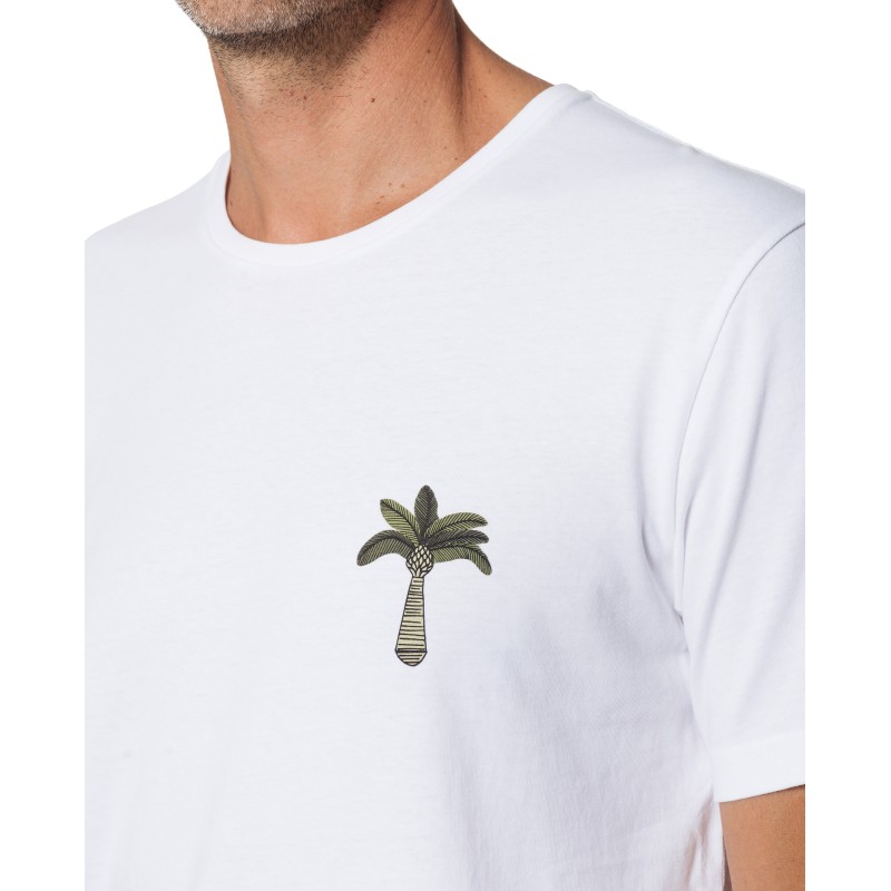 T-Shirt Rip Curl Emblem Optical White - The Corner Shop