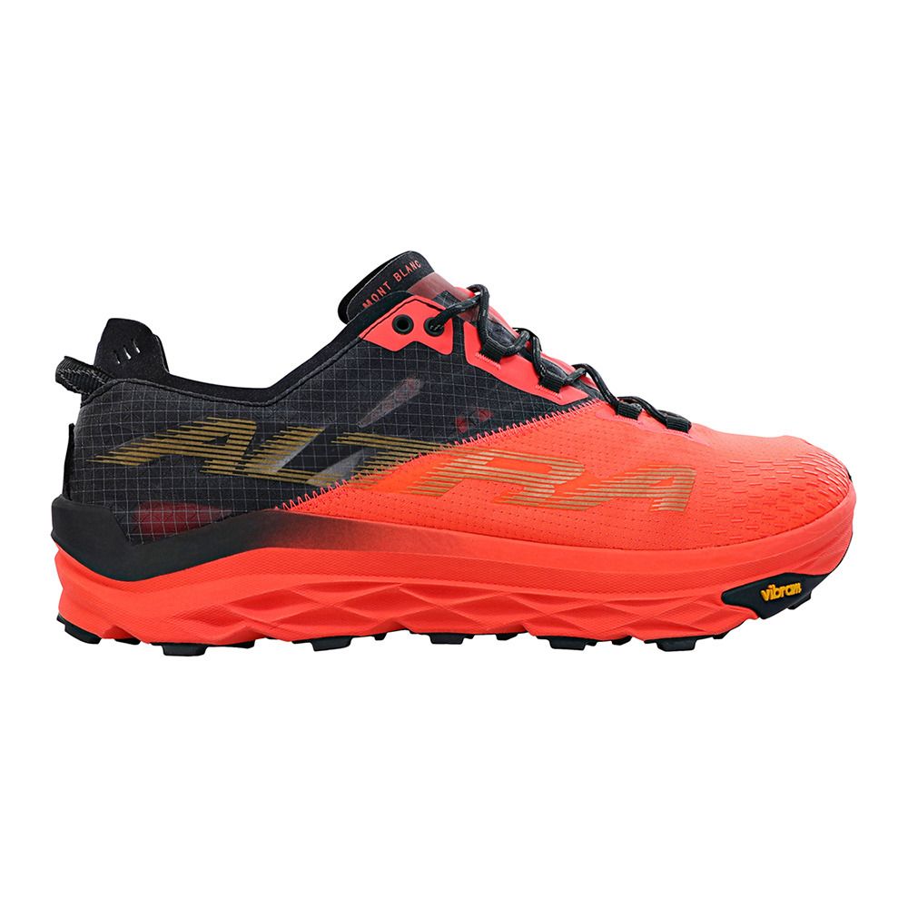 Altra MONT BLANC - Chaussures trail Homme coral/black
