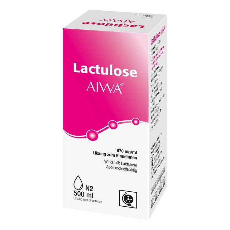Lactulose AIWA 670 mg/ml Lösung zum Einnehmen, 500 ml
