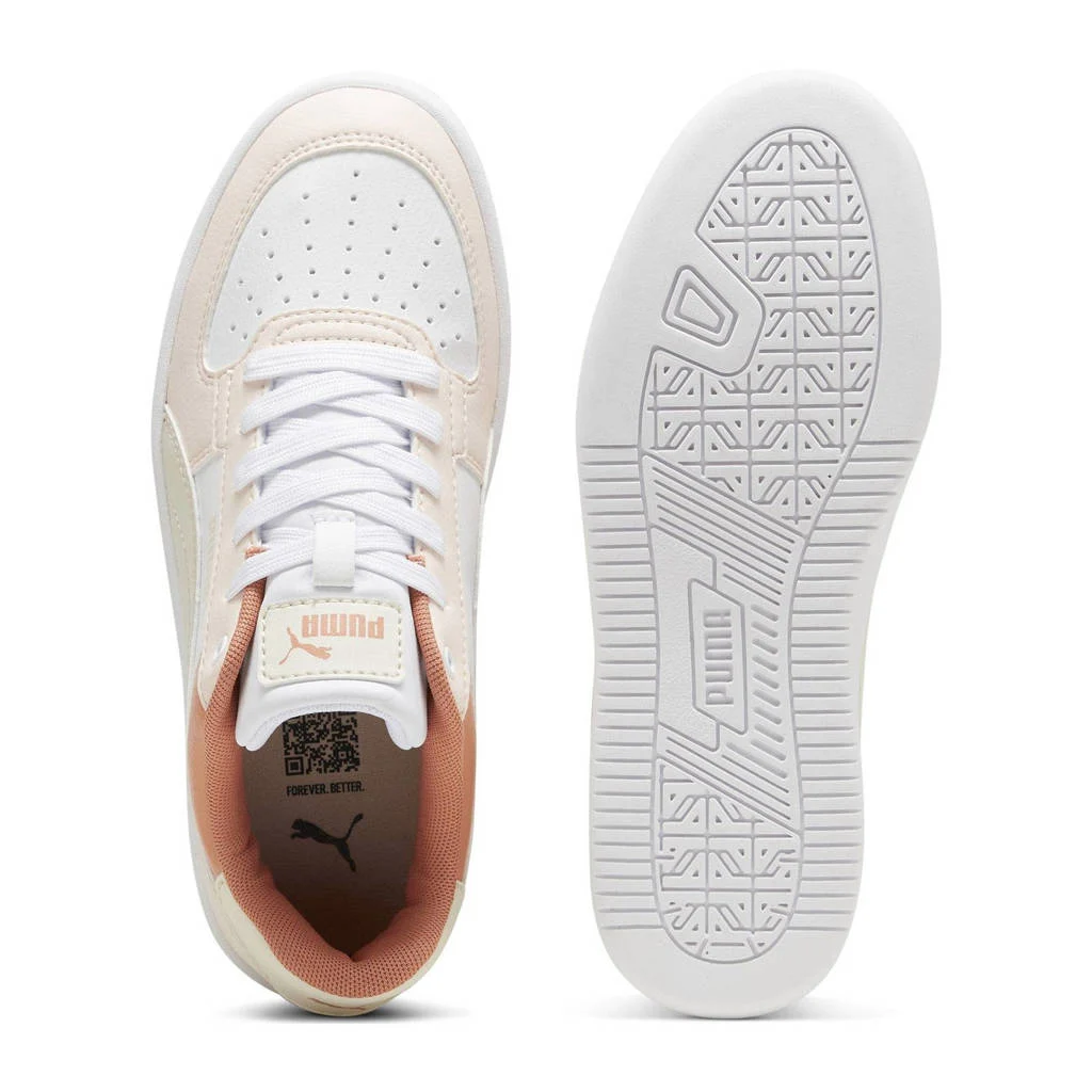 Puma Caven 2.0 Blocksneakers wit-ecru-koraal