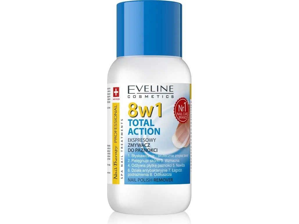 Eveline Nail Therapy Professional 8in1 Total Action nail polish remover 150 ml