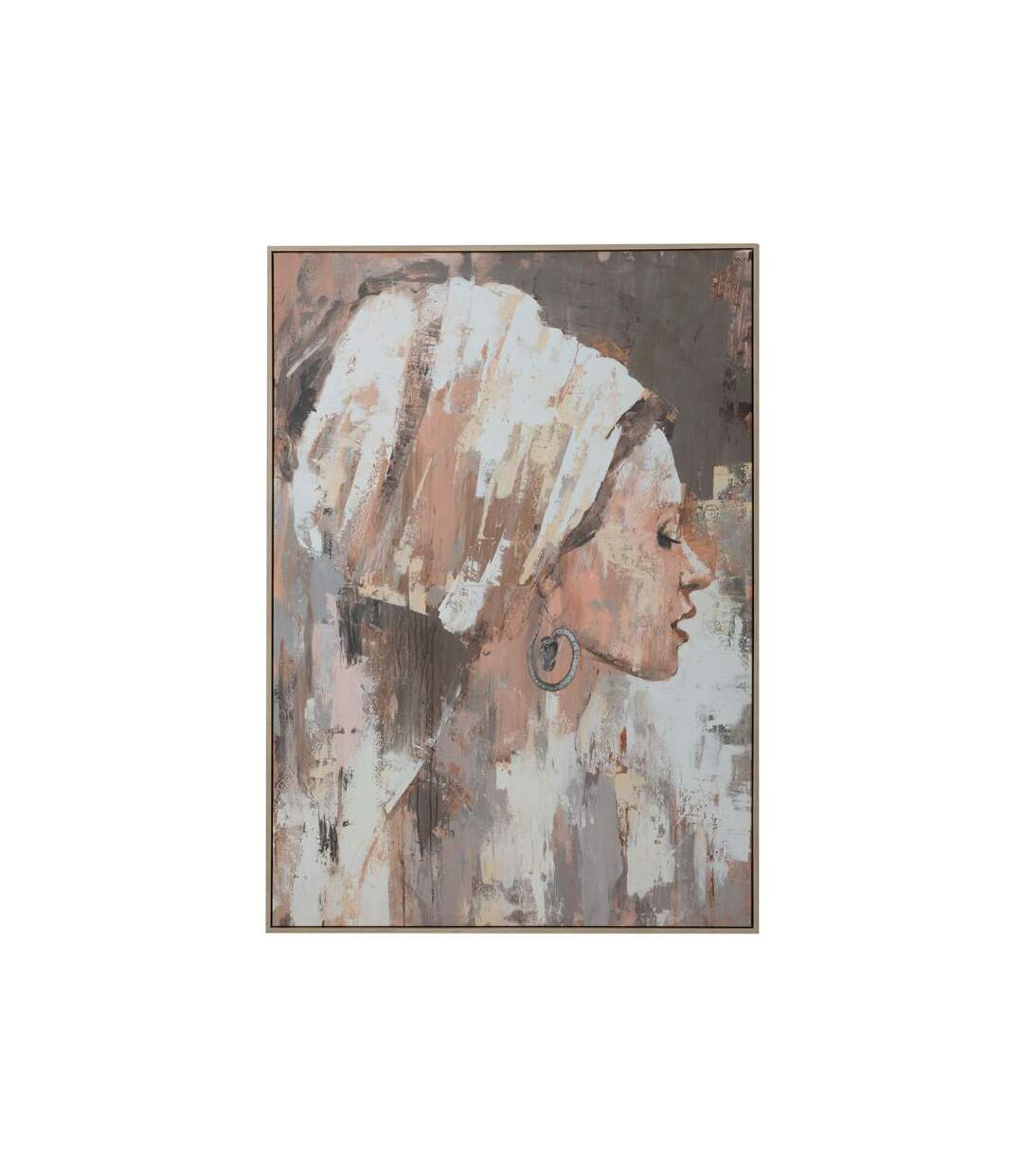 Paris Prix - Toile Imprimée savane 100x139cm Multicolore