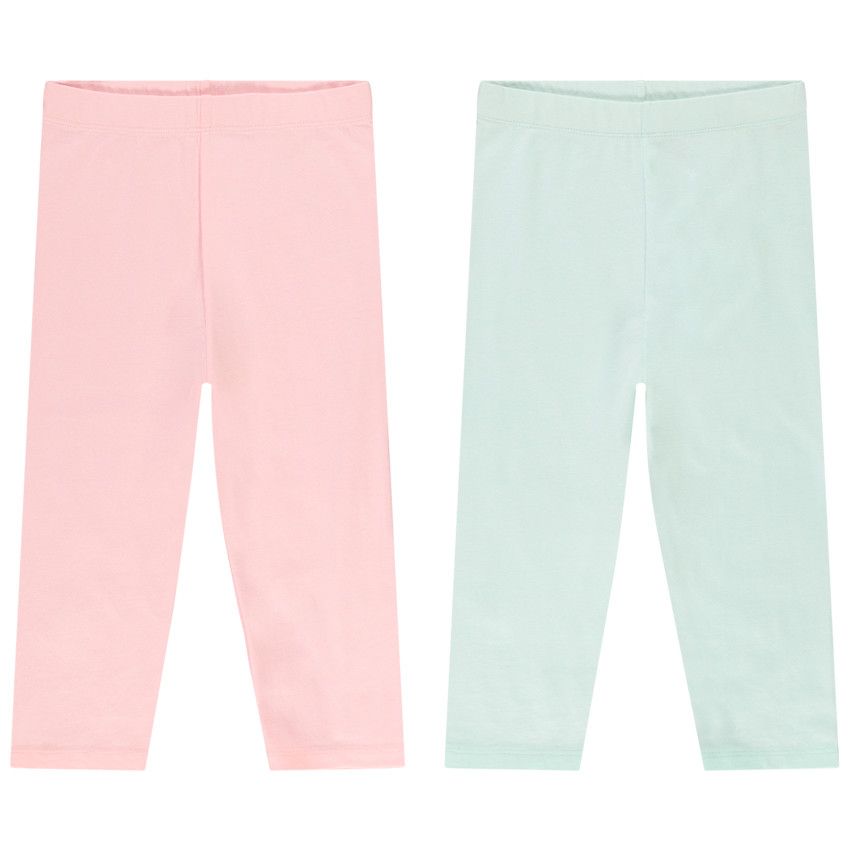 Lot de 2 pyjamas 2 pièces en jersey pour bébé fille - Rose