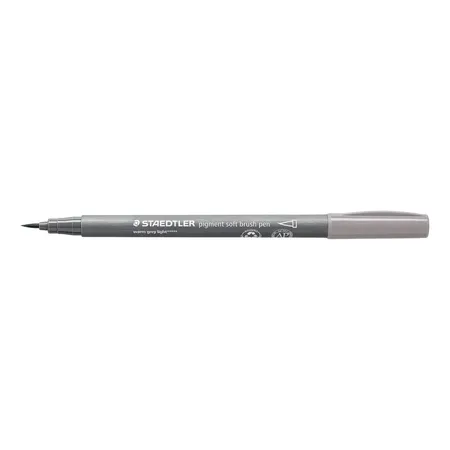 STAEDTLER® pigment soft brush pen 372 - warmgrau hell