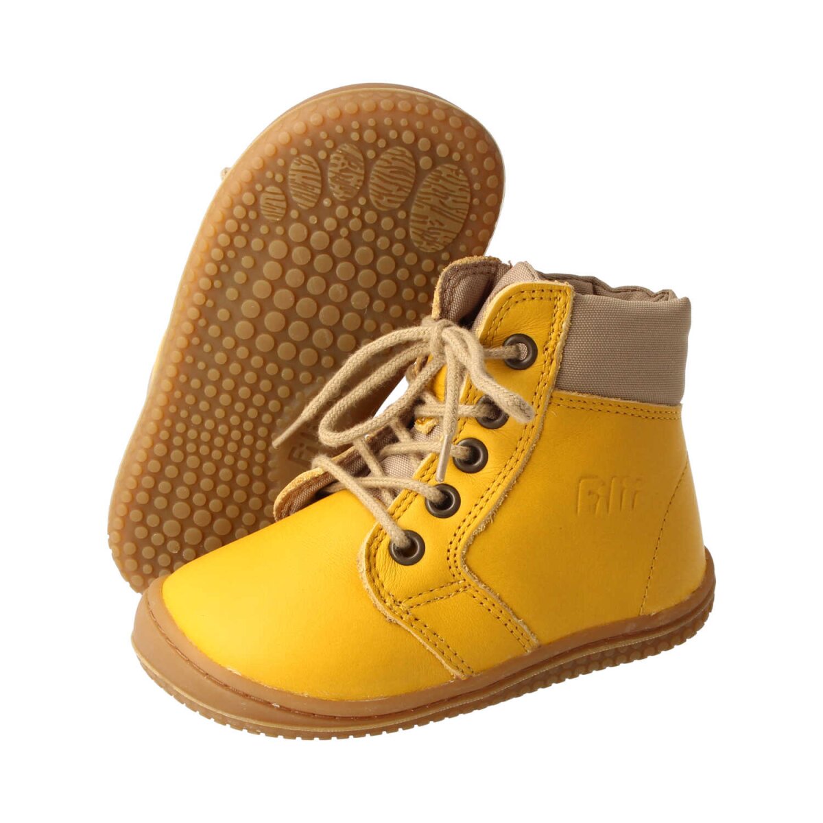 MB2211-WX44 mustard EVEREST BIO nappa wool laces Weite/M