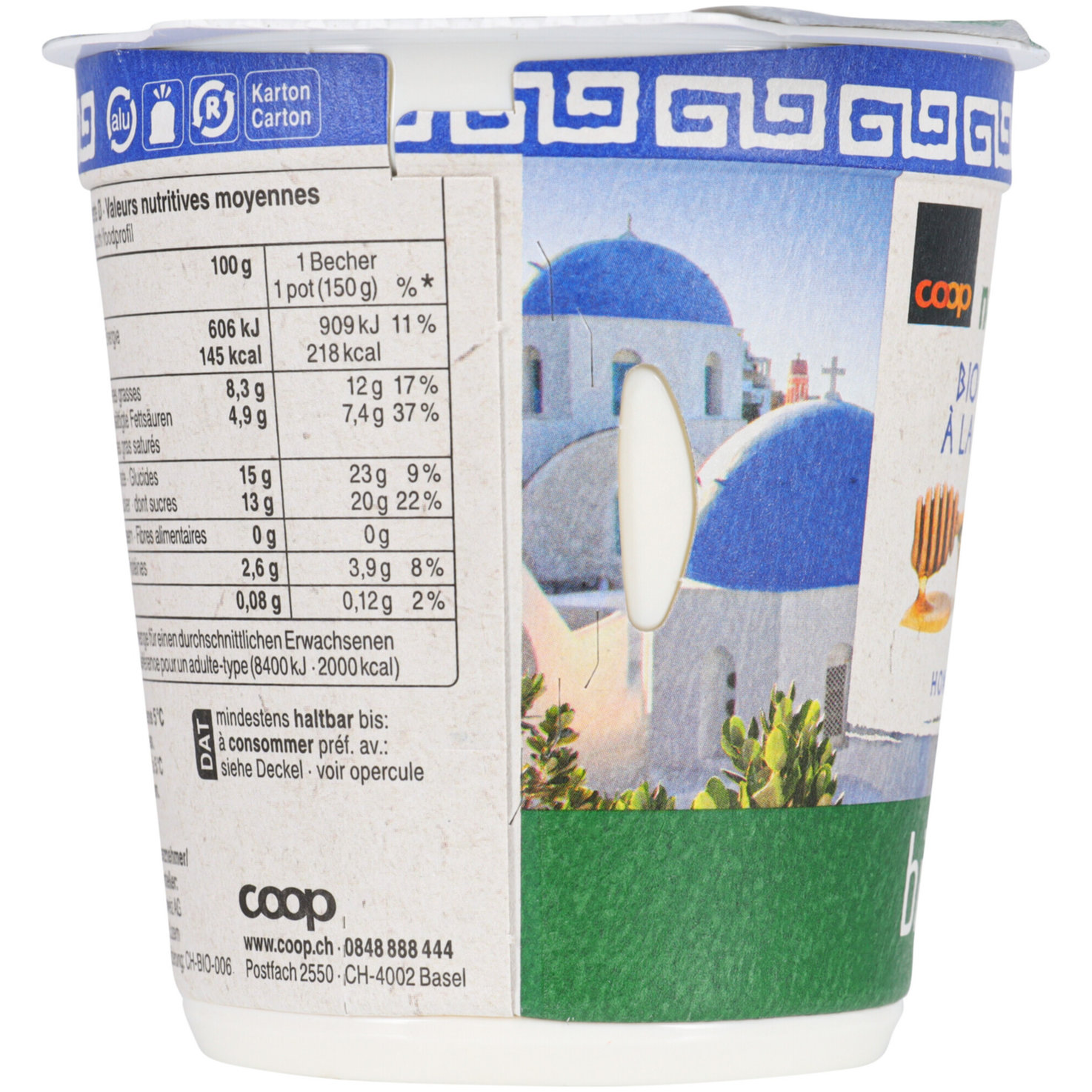 Naturaplan Bio Joghurt à la grecque Honig 2x150g