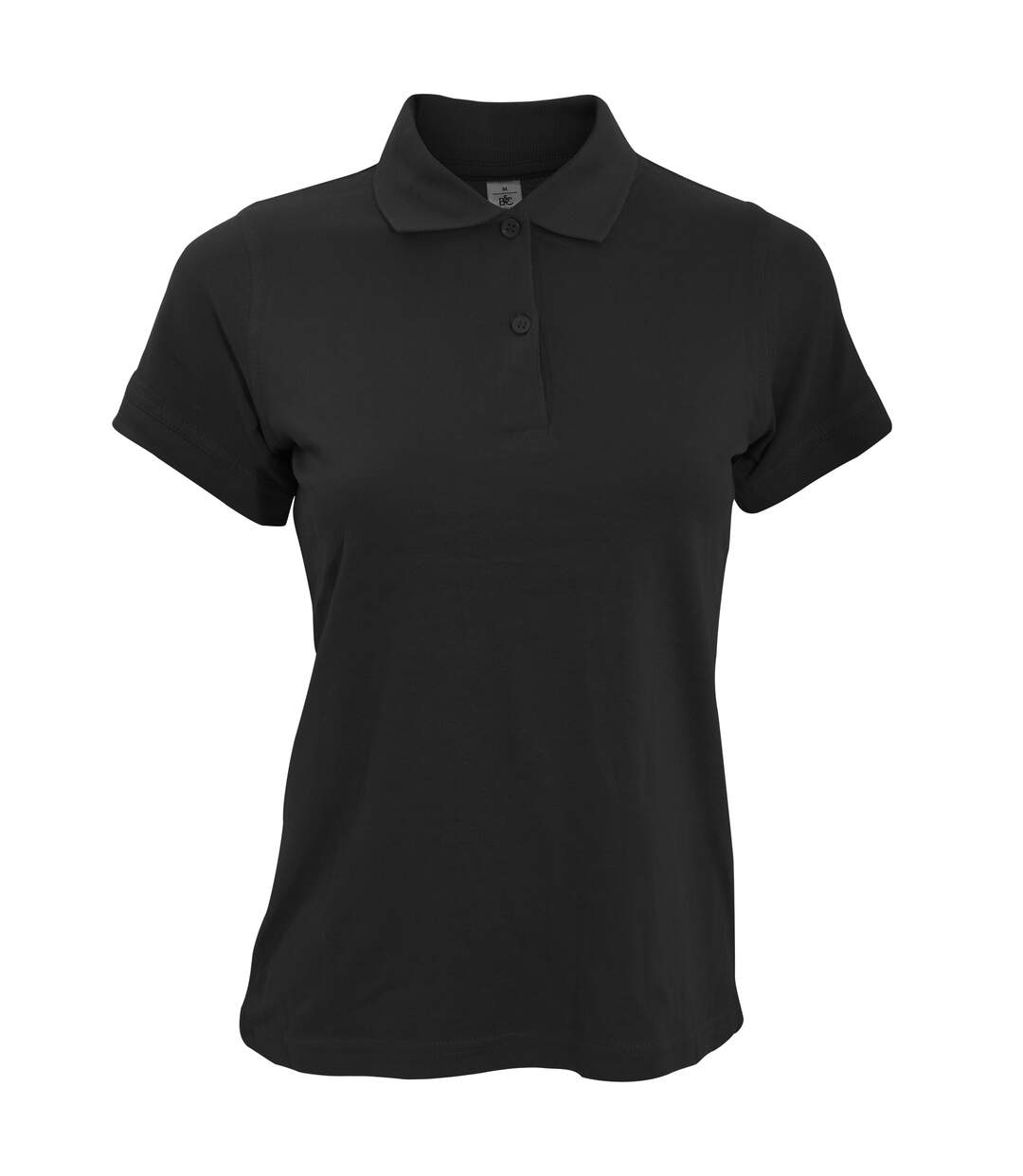 B&C - Polo à manches courtes SAFRAN PURE - Femme (Noir) - UTBC104