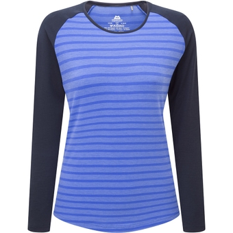 Mountain Equipment Redline Langarmshirt Vivid Stripe/cosmos Damen