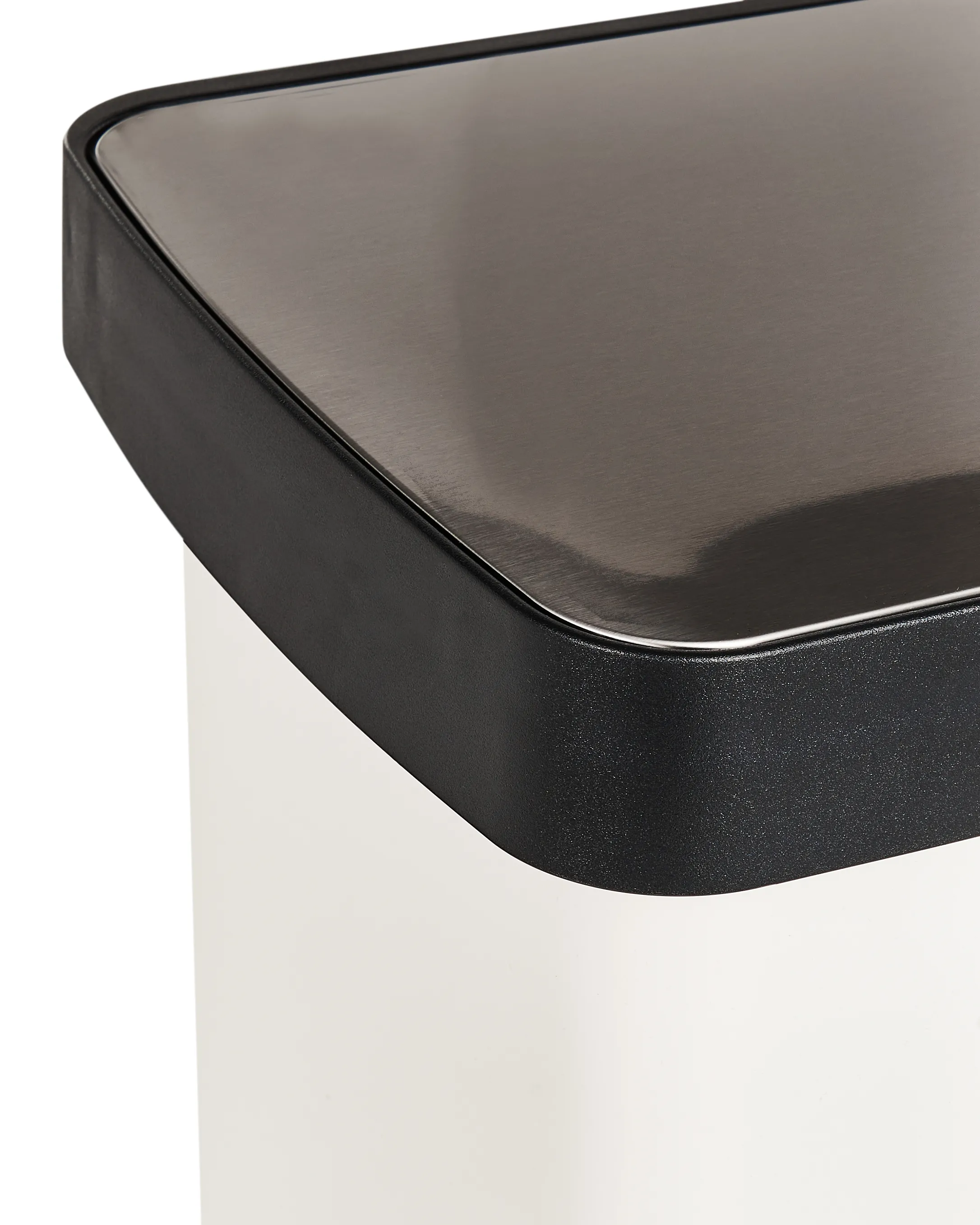 Dubbele pedaalemmer 60 L ECOSORT Metaal Wit
