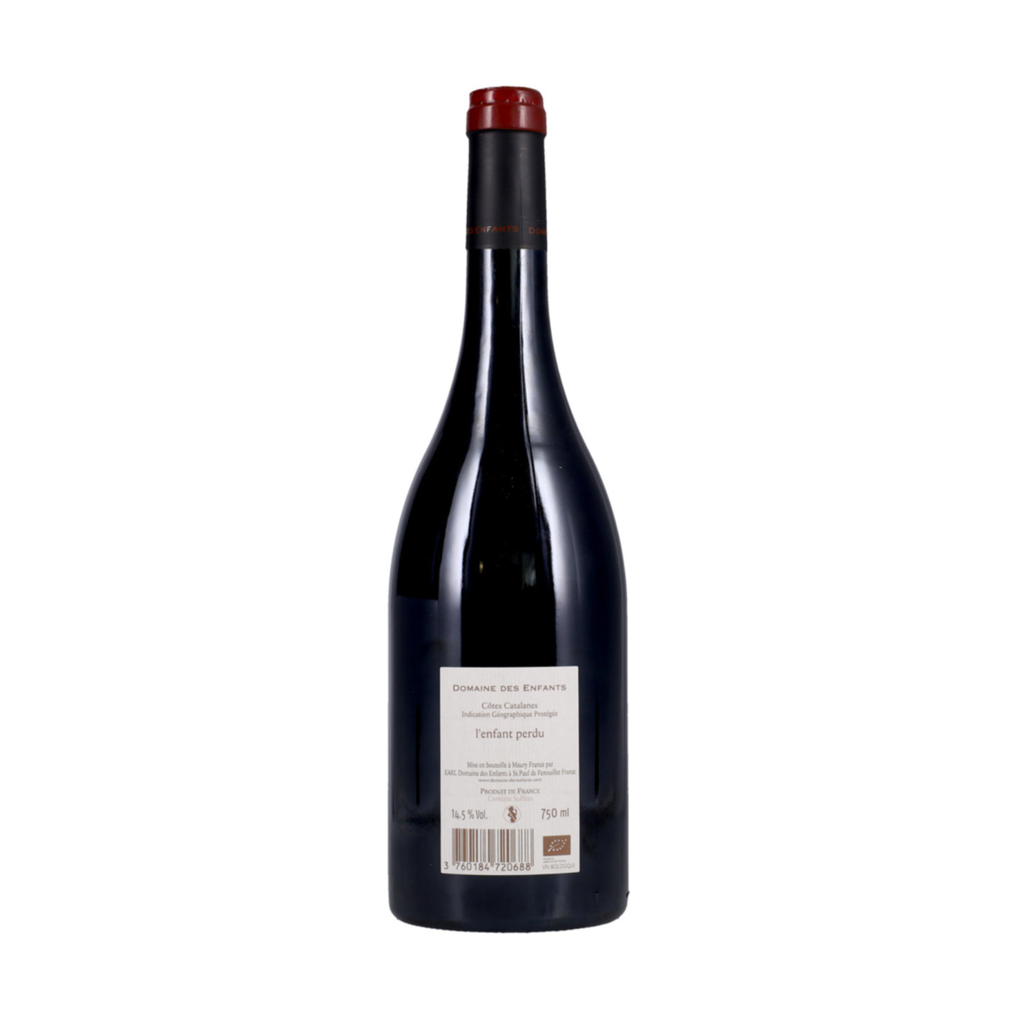 Vin de Pays Côtes Catalanes L'Enfant Perdu Edition Peter Keller -75cl