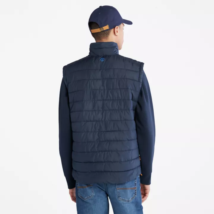 Gilet Axis Peak imperméable et repliable pour homme en bleu marine