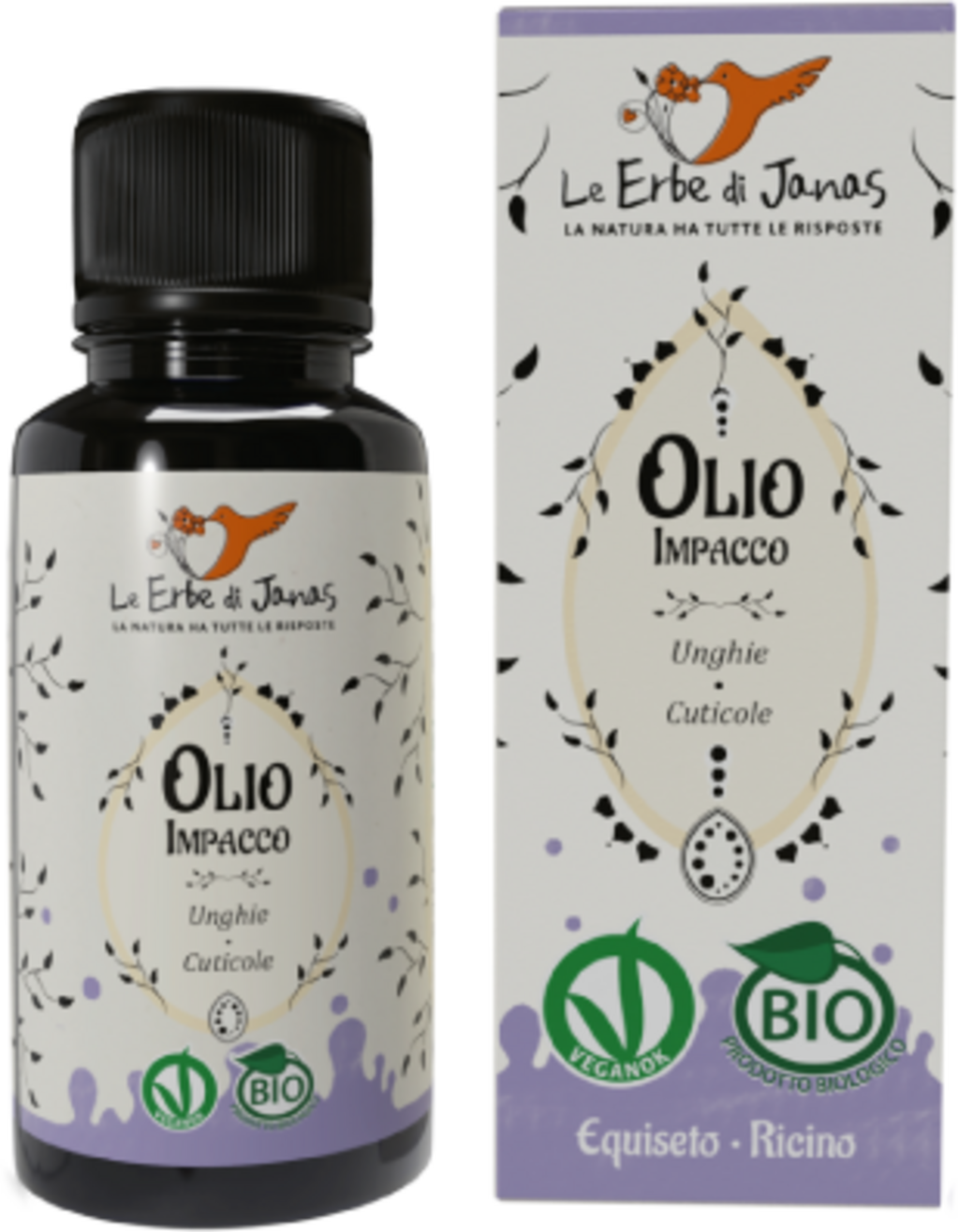 Le Erbe di Janas  Nagel- & Nagelhaut-Pflegeöl Schachtelhalm & Rizinus, 20 ml