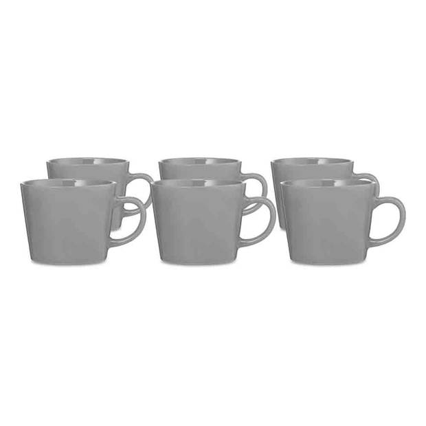 Blokker mok Fyn - 40cl - grijs - 6 stuks