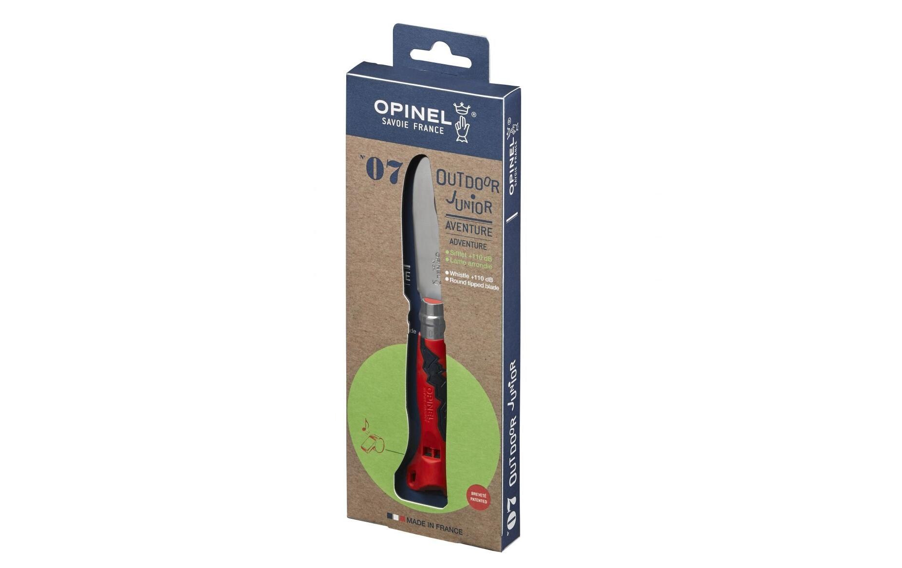 Kindermesser N°7 Outdoor junior RotKindermesser von Opinel