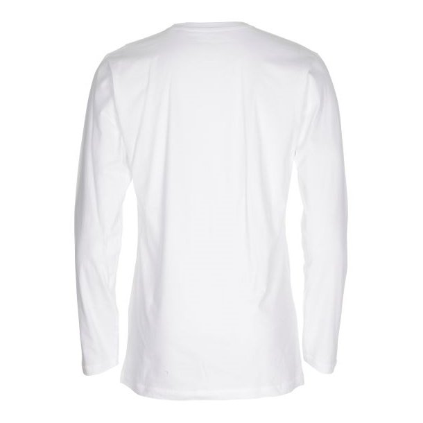 ST404 Mens Tee LS hvid