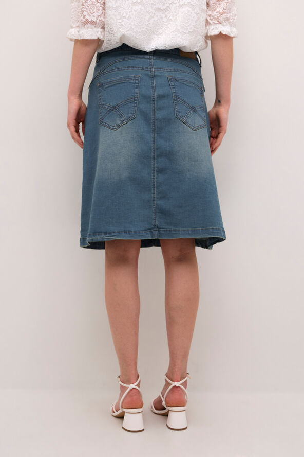 Cream CRLone Skirt Light blue denim