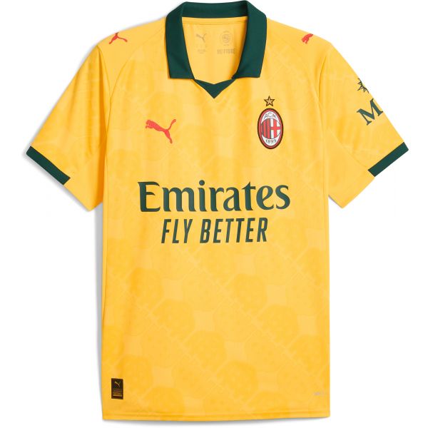 Puma Camisa Acm 3rd Jersey Replica 2025/26 779979-03 XXL Amarelo
