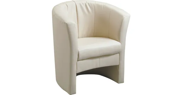 Clubsessel Bob Kunstleder beige