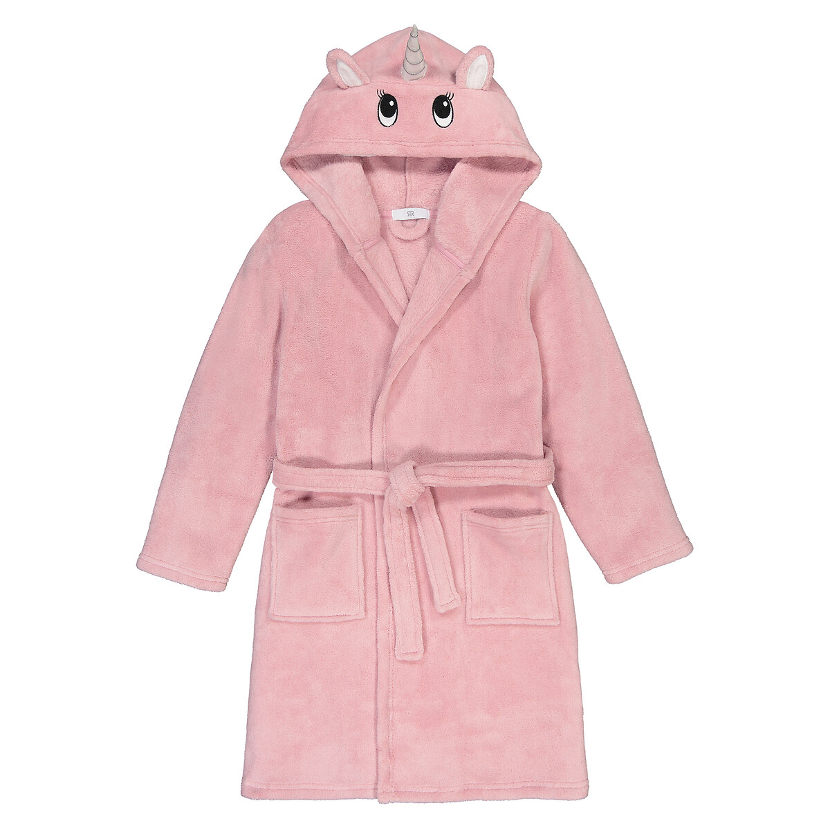 COLEÇÕES LA REDOUTE<br>Roupão com capuz de unicórnio em fleece macio