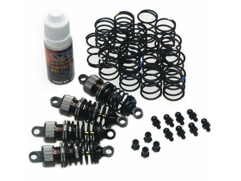 Yeah Racing Stossdämpfer Set Tourenwagen 55 mm 55 mm Öldruckstossdämpfer für On-Road Modelle im Massstab 1:10
