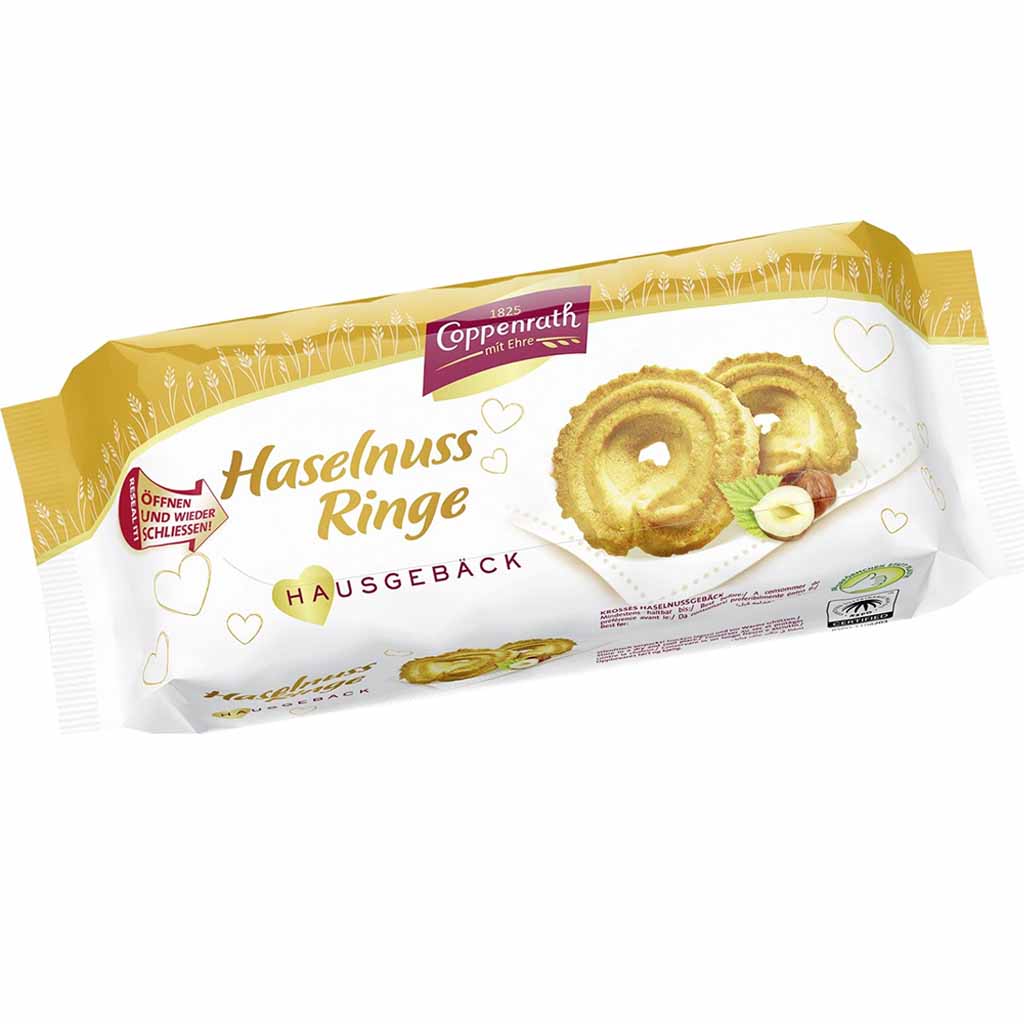 Coppenrath Hausgebäck Haselnuss Ringe 200g MHD:5.10.25