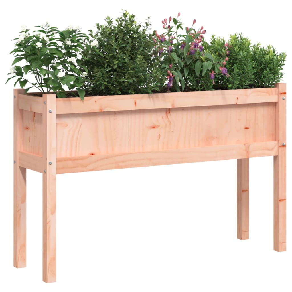 Jardinières avec pieds 110x31x70 cm bois massif douglas
