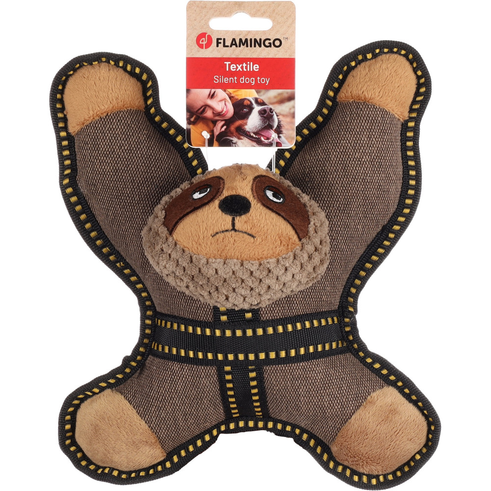 Jouet paresseux brun 26 x 22 x 10 cm pour chien