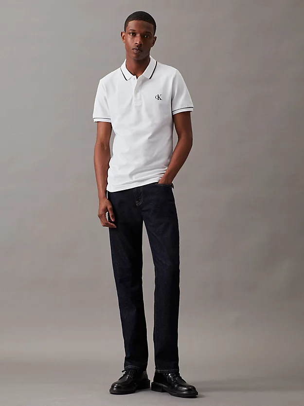 Camisa polo de corte justo