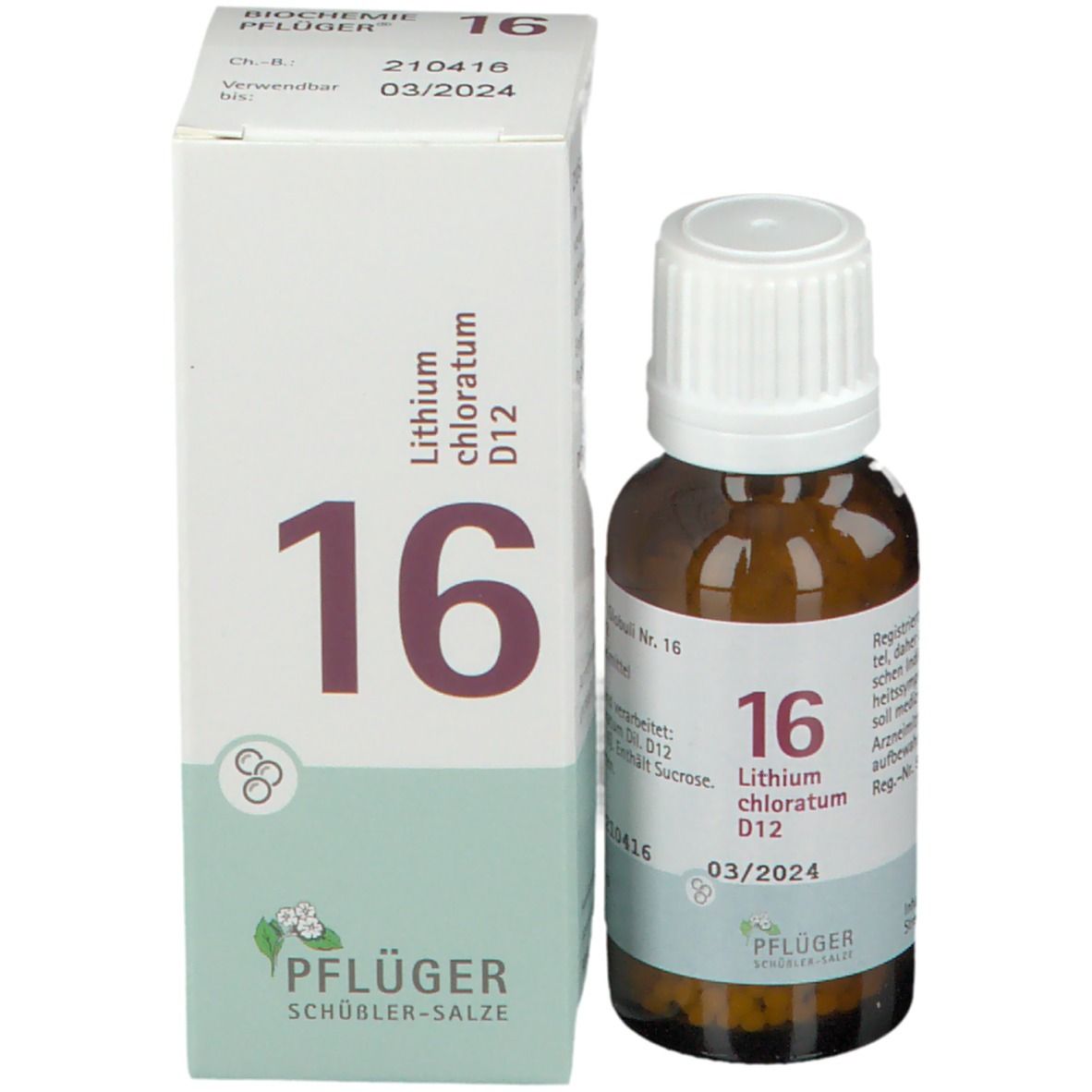 BIOCHEMIE PFLÜGER® Nr. 16 Lithium chloratum D12
