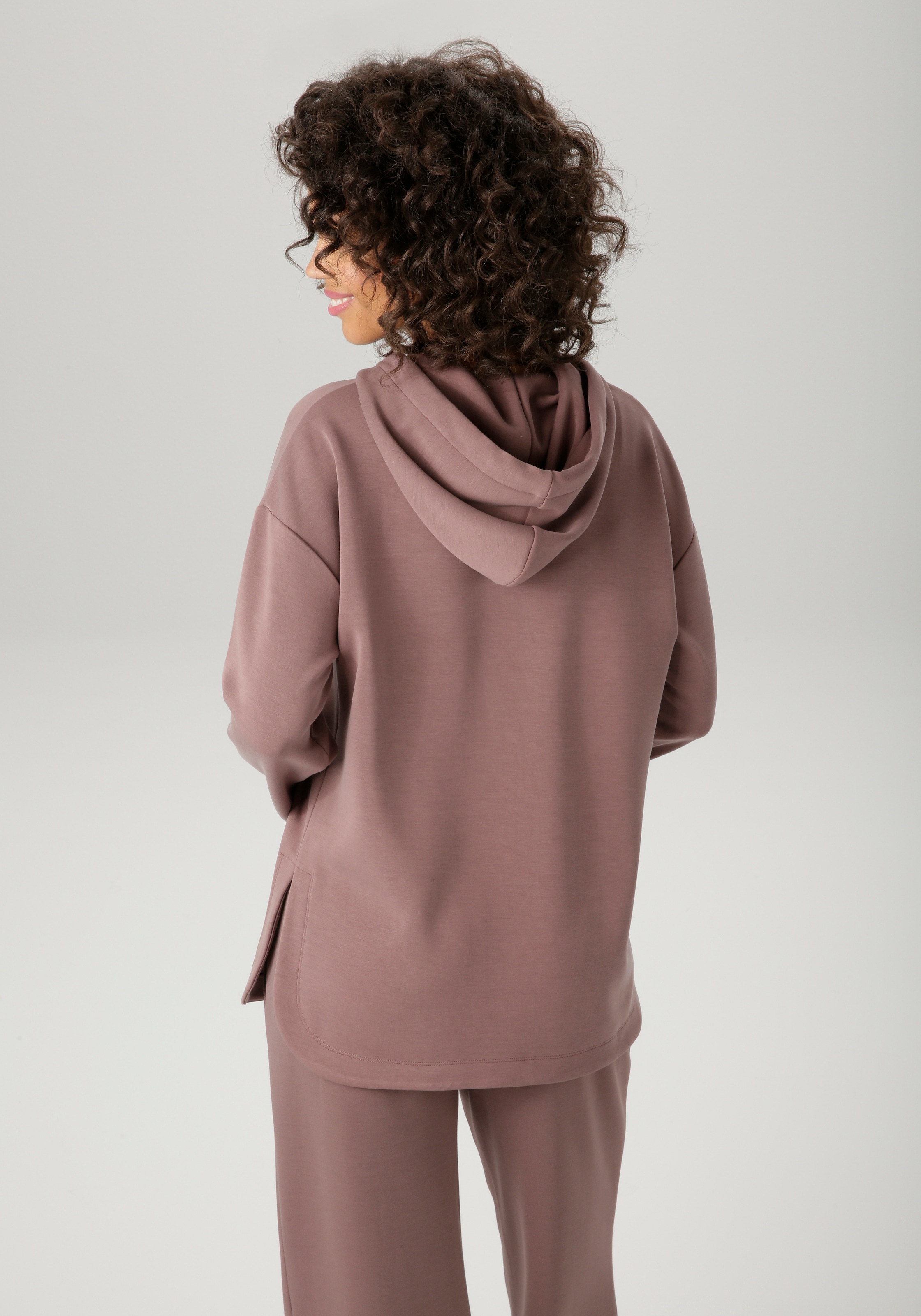 Aniston CASUAL Sweatshirt , mit Bindeband an der Kapuze - NEUE KOLLEKTION
