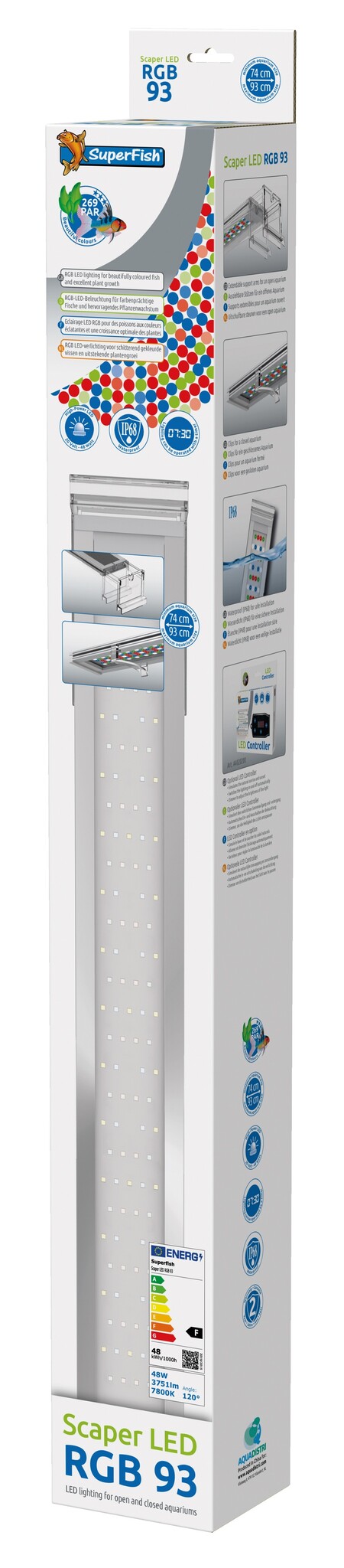 Superfish Scaper LED RGB 93 verlichting 46W