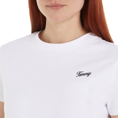 Tee-shirt à manches courtes femme Reg Script TOMMY HILFIGER