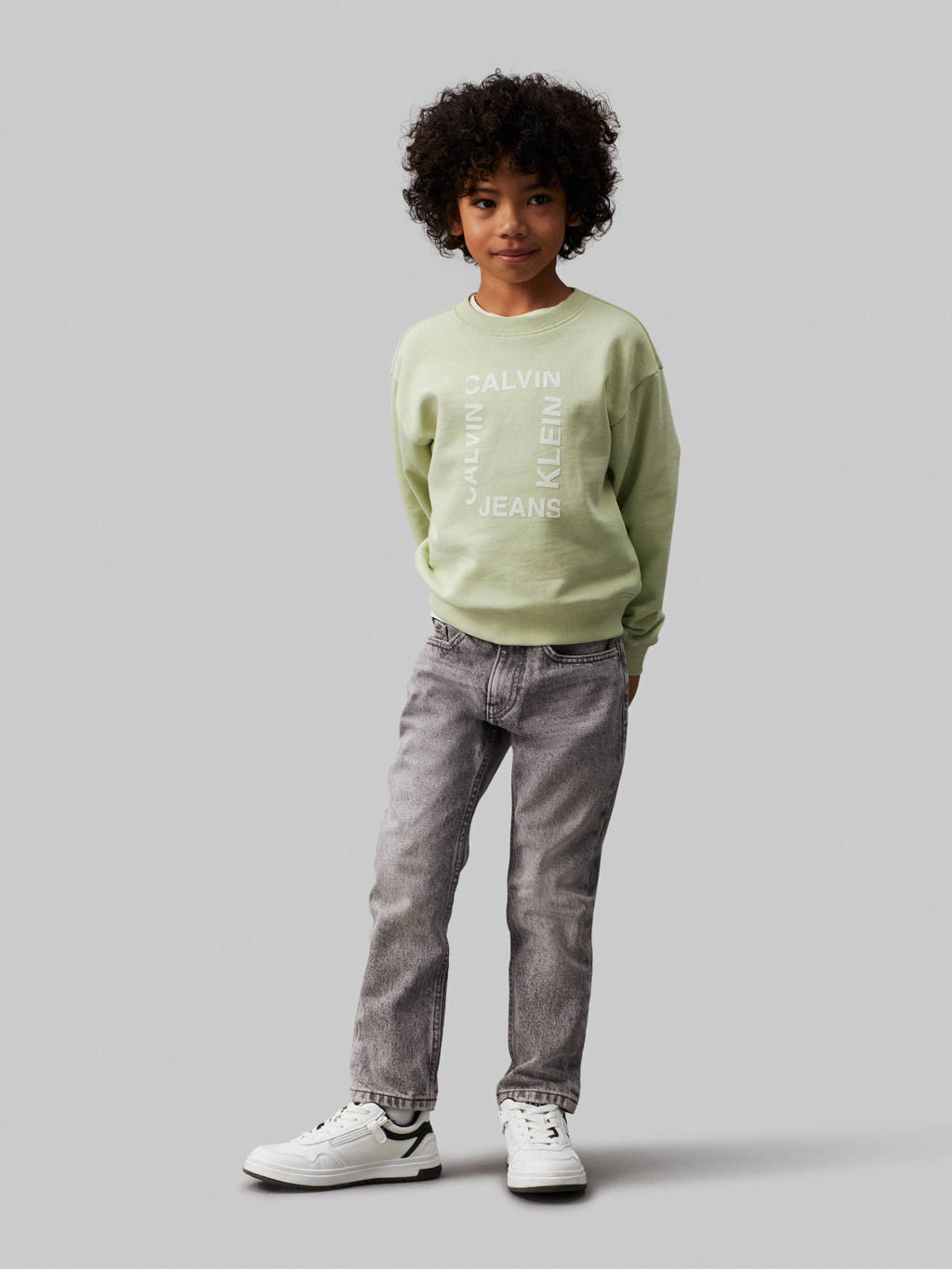 Calvin Klein straight leg jeans DAD washed modern grey