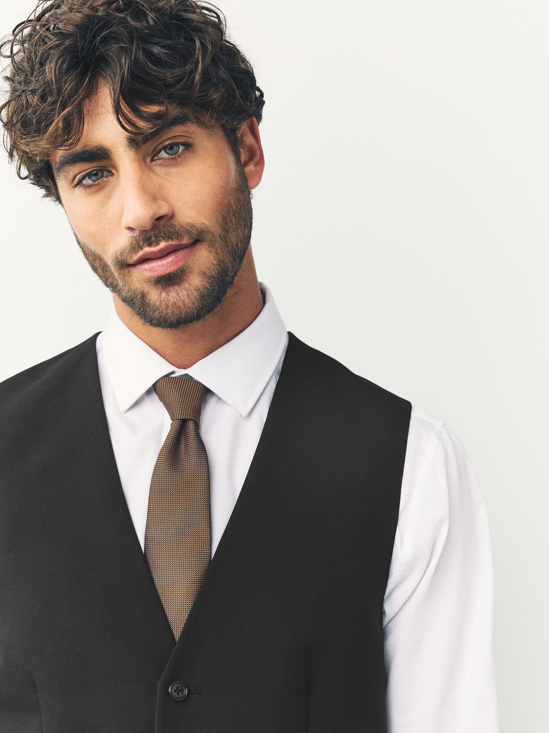 Zwart - Gilet met regular fit