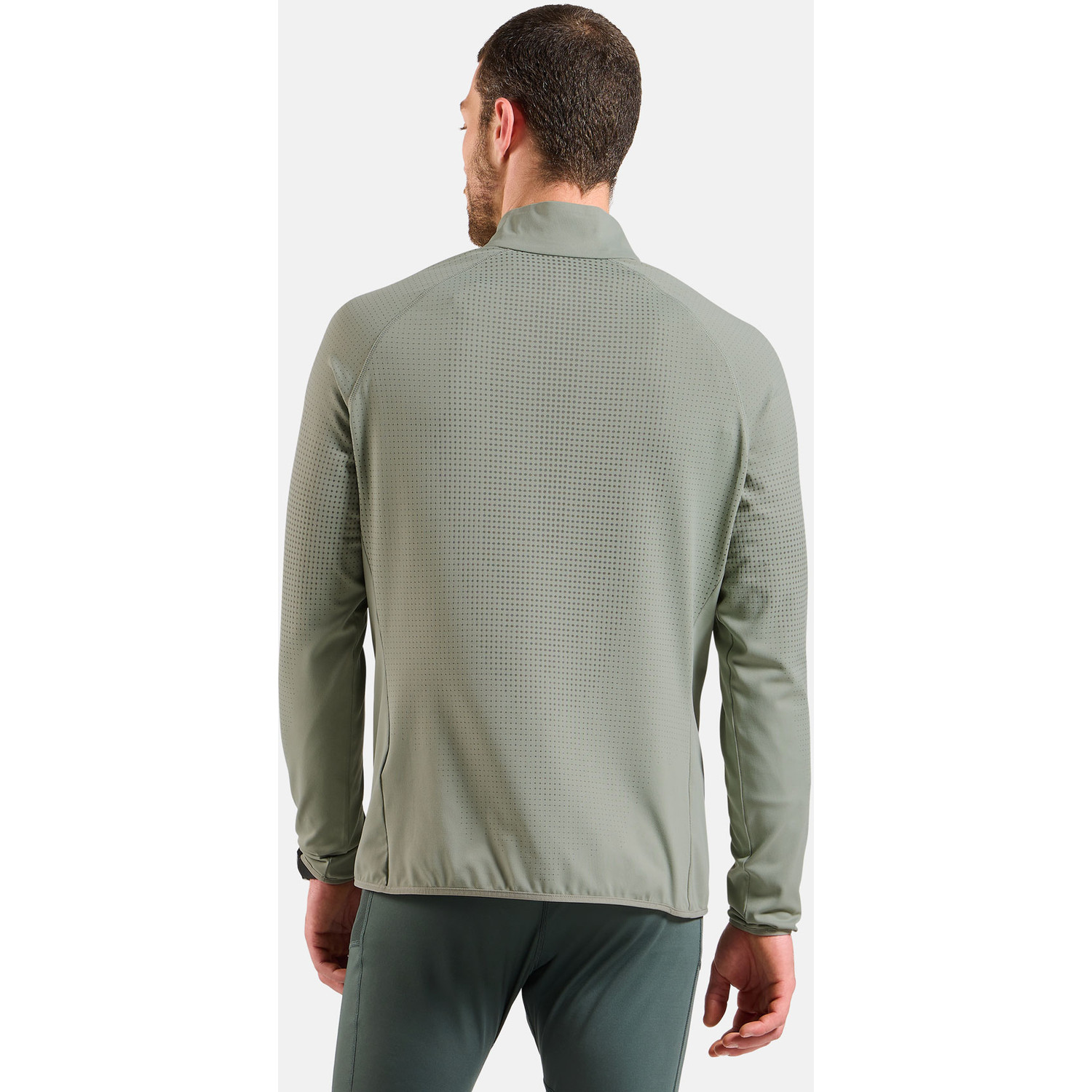 Odlo Zeroweight Warm Half-Zip Midlayer LS Heren